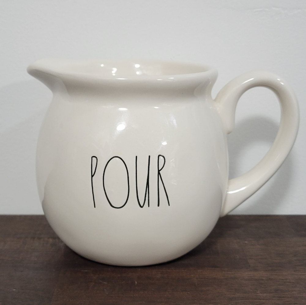 Rae Dunn Ceramic 'Pour' Cream Pitcher